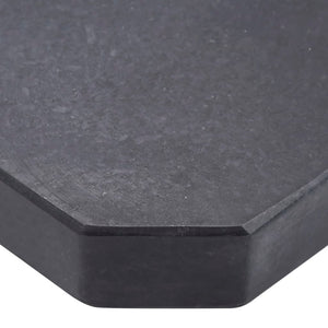 vidaXL Umbrella Weight Plate Black Granite Square 25 kg