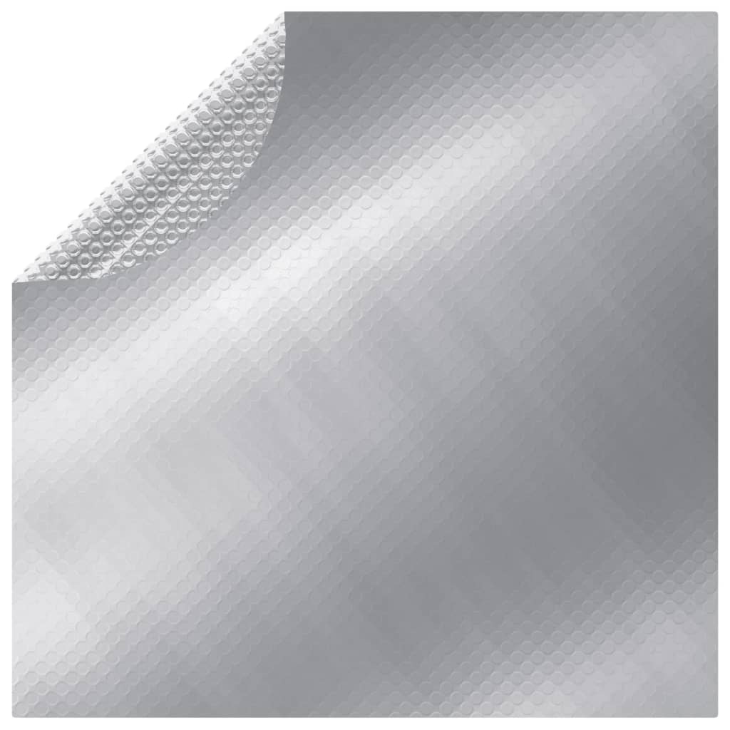 vidaXL Pool Cover Silver 417 cm PE