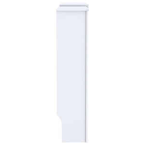 vidaXL MDF Radiator Cover White 205 cm