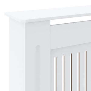 vidaXL MDF Radiator Cover White 205 cm