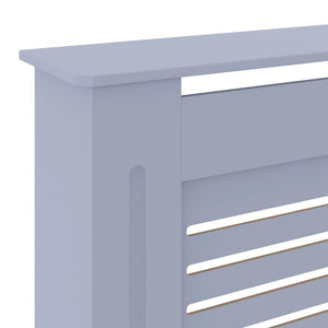 vidaXL MDF Radiator Cover Grey 205 cm