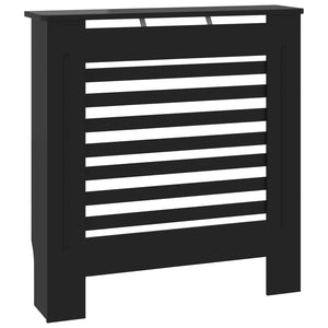 vidaXL MDF Radiator Cover Black 78 cm