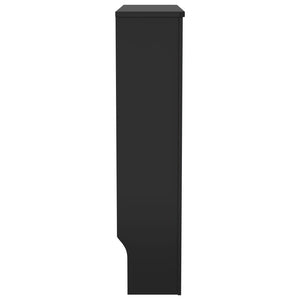 vidaXL MDF Radiator Cover Black 78 cm