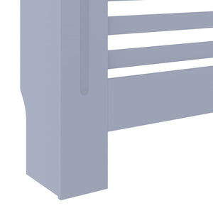 vidaXL MDF Radiator Cover Grey 78 cm