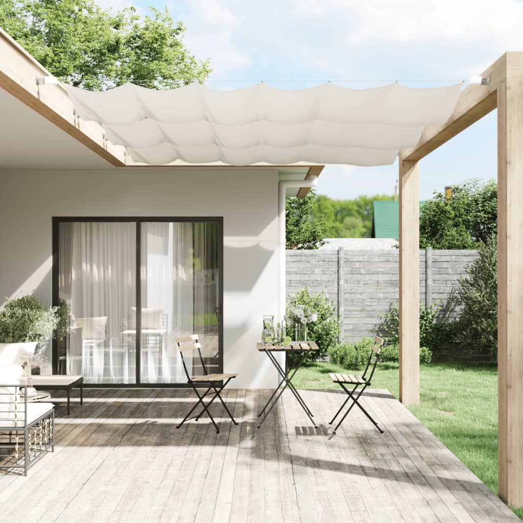 vidaXL Vertical Awning White 100x270 cm Oxford Fabric