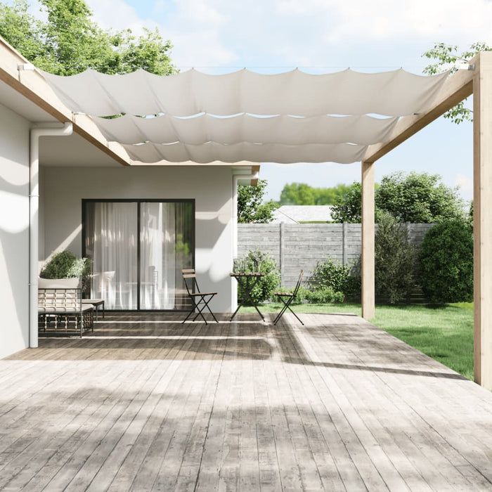 vidaXL Vertical Awning White 200x420 cm Oxford Fabric