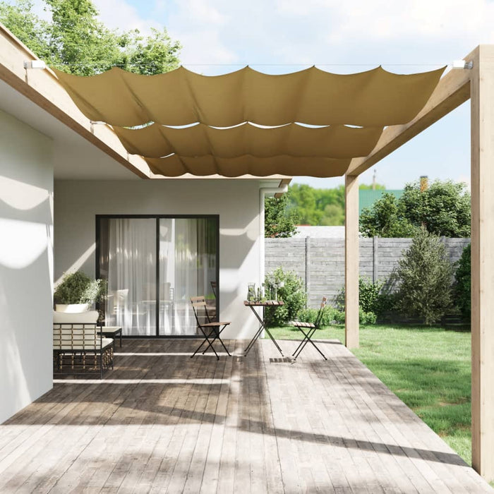 vidaXL Vertical Awning Beige 200x270 cm Oxford Fabric