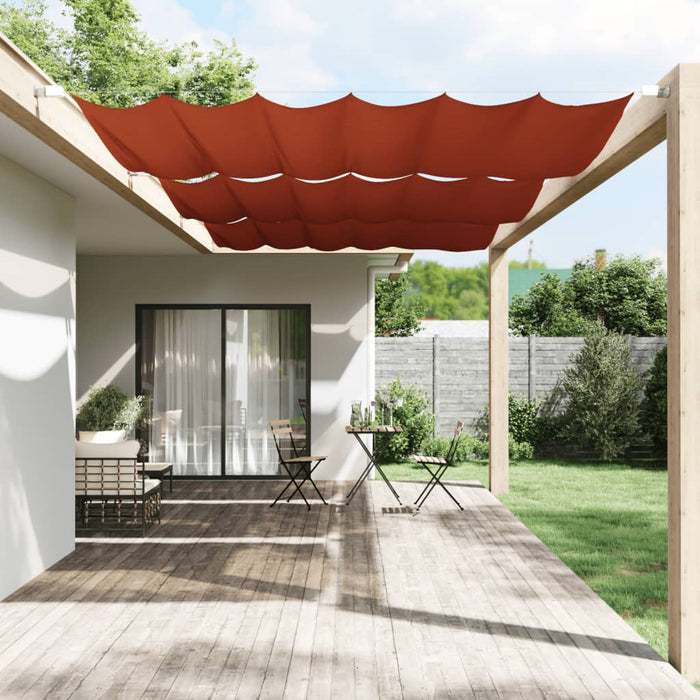 vidaXL Vertical Awning Terracotta 250x270 cm Oxford Fabric