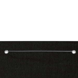 vidaXL Balcony Screen Black 160x240 cm Oxford Fabric