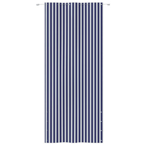 vidaXL Balcony Screen Blue and White 120x240 cm Oxford Fabric