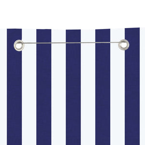 vidaXL Balcony Screen Blue and White 120x240 cm Oxford Fabric