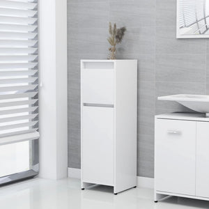 vidaXL 3 Piece Bathroom Furniture Set White Engineered Wood