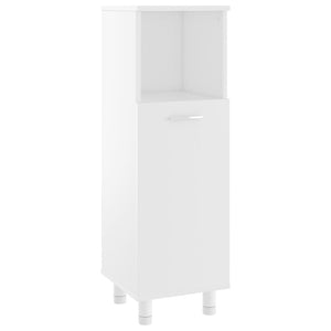 vidaXL 3 Piece Bathroom Furniture Set White Engineered Wood