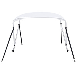 vidaXL 2 Bow Bimini Top White 150x120x110 cm