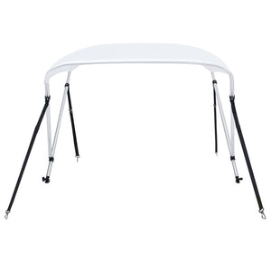 vidaXL 2 Bow Bimini Top White 180x130x110 cm