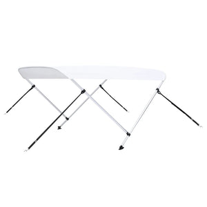 vidaXL 2 Bow Bimini Top White 180x150x110 cm