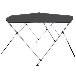 vidaXL 3 Bow Bimini Top Anthracite 183x160x137 cm