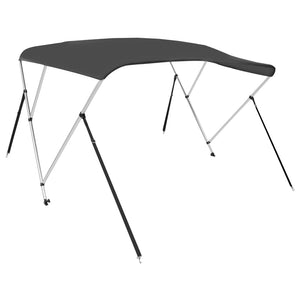 vidaXL 3 Bow Bimini Top Anthracite 183x160x137 cm