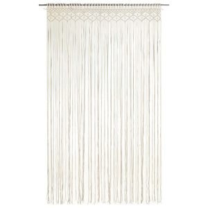 vidaXL Macrame Curtain 140x240 cm Cotton