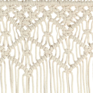 vidaXL Macrame Curtain 140x240 cm Cotton