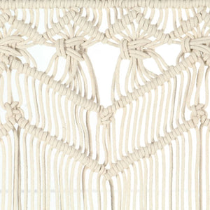 vidaXL Macrame Curtain 140x240 cm Cotton