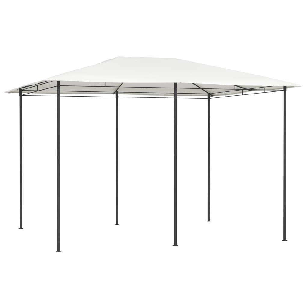 vidaXL Gazebo 3x4x2.6 m Cream 160 g/m²