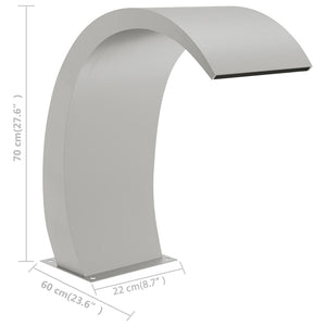 vidaXL Pool Fountain 22x60x70 cm Stainless Steel 304