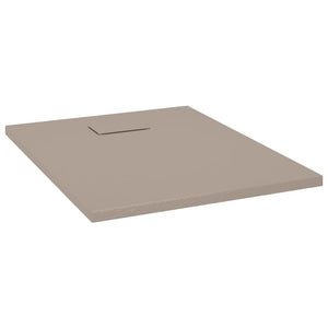 vidaXL Shower Base Tray SMC Brown 90x70 cm