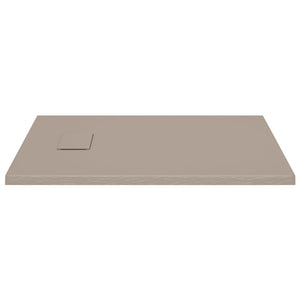 vidaXL Shower Base Tray SMC Brown 90x70 cm