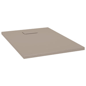 vidaXL Shower Base Tray SMC Brown 100x70 cm