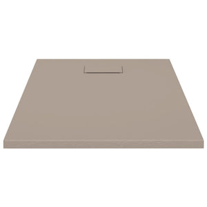 vidaXL Shower Base Tray SMC Brown 100x70 cm