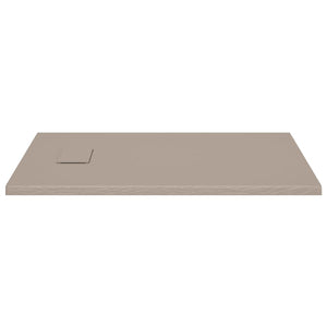 vidaXL Shower Base Tray SMC Brown 100x70 cm