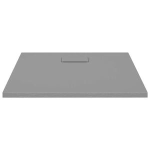 vidaXL Shower Base Tray SMC Grey 90x90 cm