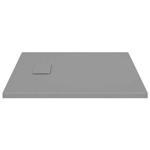 vidaXL Shower Base Tray SMC Grey 90x90 cm