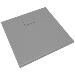 vidaXL Shower Base Tray SMC Grey 90x90 cm