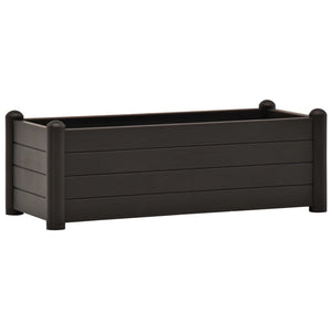 vidaXL Garden Raised Bed PP Anthracite 100x43x35 cm