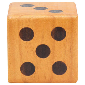 vidaXL Giant Yard Dice Set 6 pcs Solid Pinewood