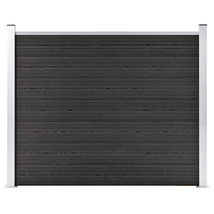 vidaXL Fence Panel WPC 180x146 cm Grey