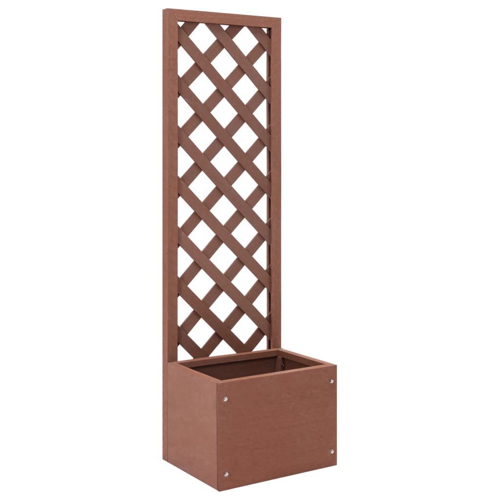 vidaXL Trellis Planter 40x30x135 cm WPC