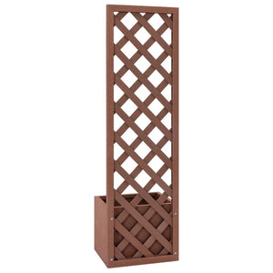 vidaXL Trellis Planter 40x30x135 cm WPC