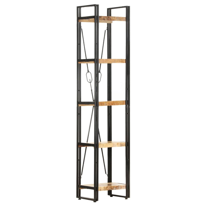 vidaXL 5-Tier Bookcase 39x30x180 cm Solid Mango Wood