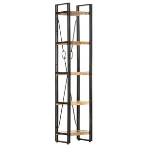 vidaXL 5-Tier Bookcase 39x30x180 cm Solid Mango Wood