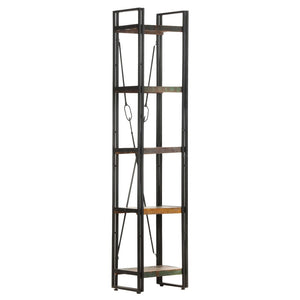 vidaXL 5-Tier Bookcase 40x30x180 cm Solid Reclaimed Wood