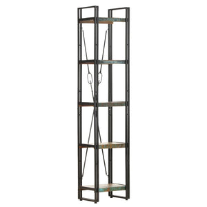 vidaXL 5-Tier Bookcase 40x30x180 cm Solid Reclaimed Wood