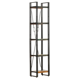 vidaXL 5-Tier Bookcase 40x30x180 cm Solid Reclaimed Wood