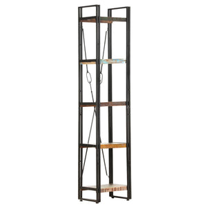 vidaXL 5-Tier Bookcase 40x30x180 cm Solid Reclaimed Wood