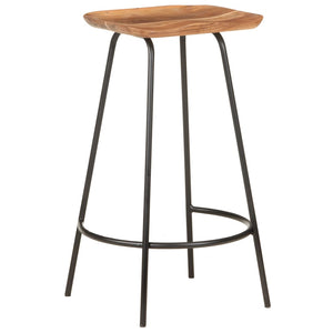 vidaXL Bar Stools 4 pcs Solid Acacia Wood