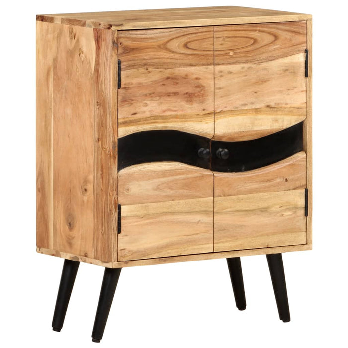 vidaXL Sideboard 57x34x75 cm Solid Acacia Wood