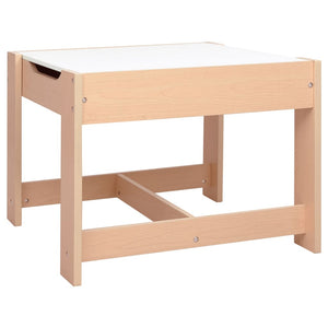 vidaXL Children's Table with 2 Chairs MDF