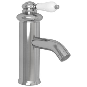 vidaXL Bathroom Basin Faucet Silver 130x180 mm